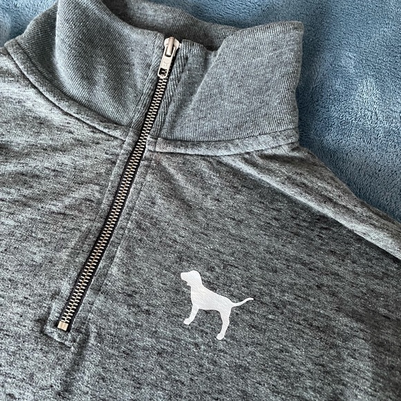 PINK Victoria’s Secret Quarter Zip Sweatshirt - Picture 2 of 6